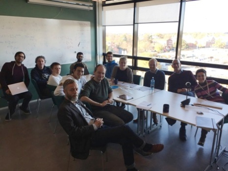 The C&G working group hard at work