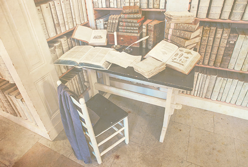 Stranded encyclopedia. Photo: Magnus Hjalmarsson, Uppsala University Library