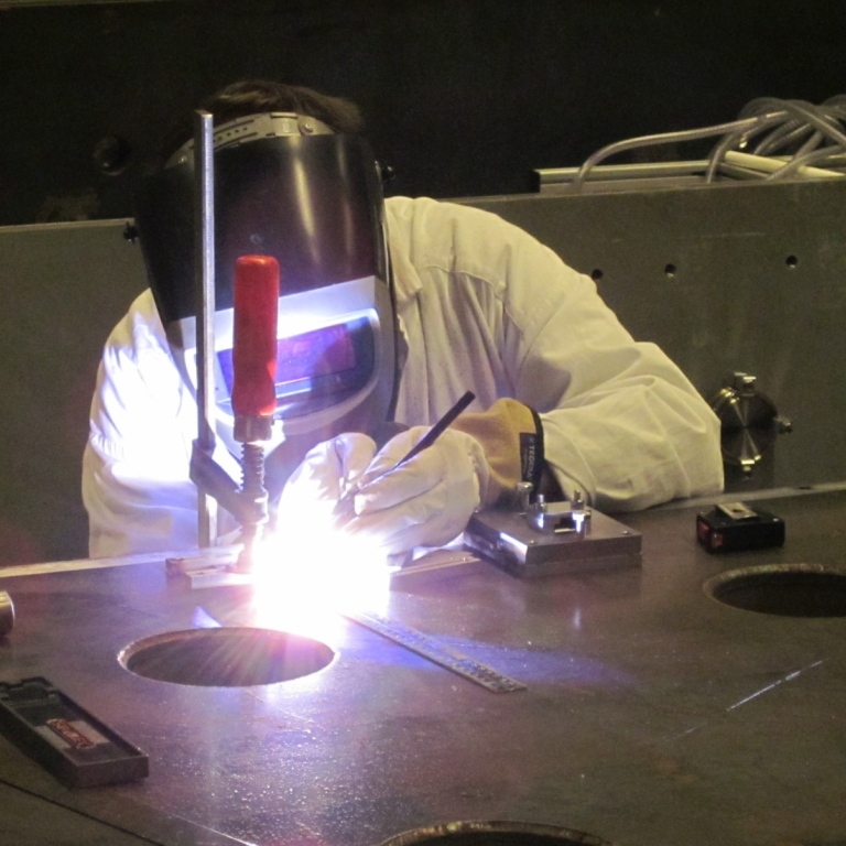 Gunnar in the workshop