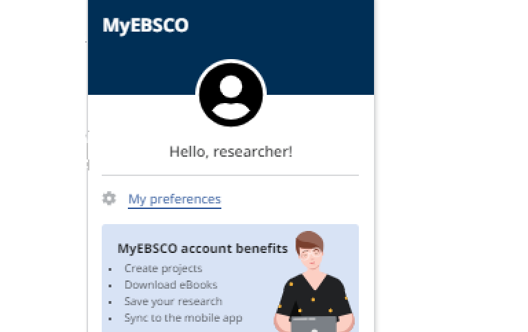 MyEBSCO account