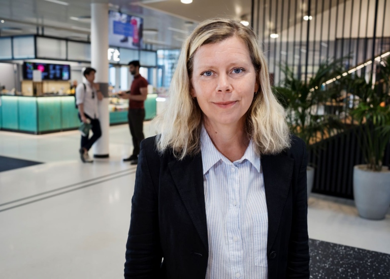 Läraren Theres Bellander.