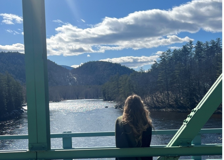 Exchange student Monique Borgstrøm, during her stay in University of Southern Maine.
