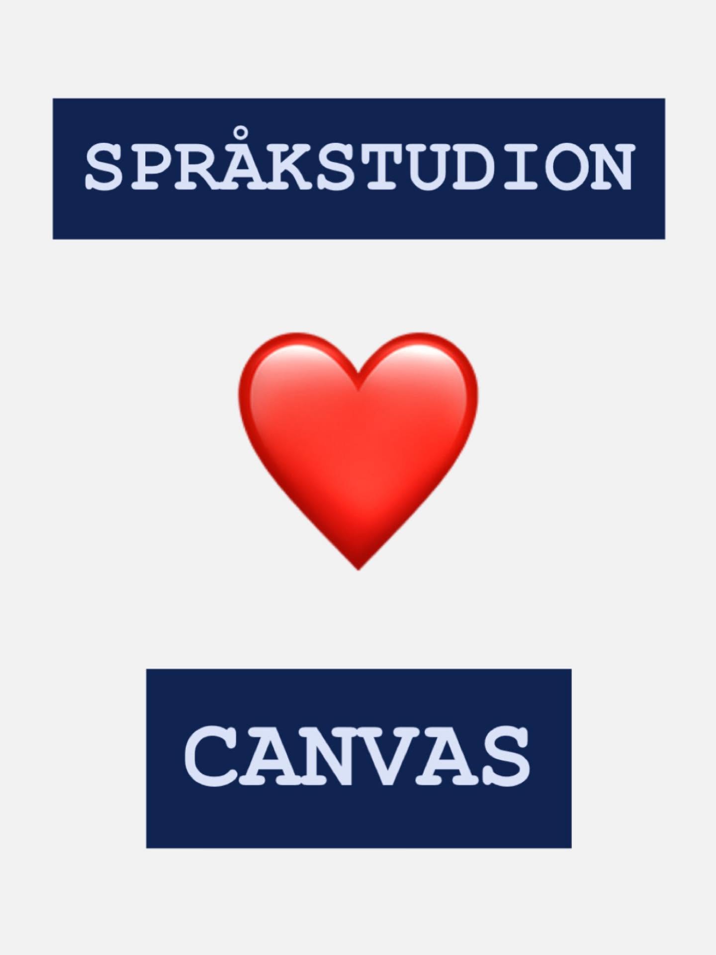 Språkstudion älskar Canvas