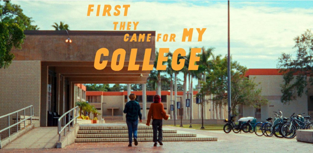 Filmposter av filmen First they came for my Collage