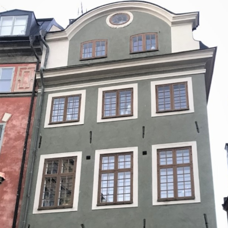 Gammal byggnad i Stockholm