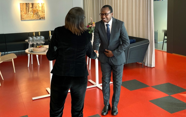 Teresa Cerratto-Pargman and Gerard Nyiringango, Department of Computer and Systems Sciences (DSV).