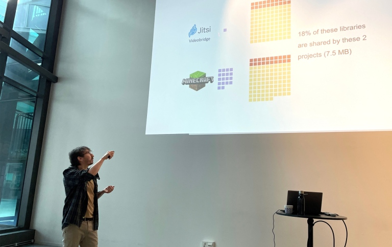 DSV researcher Nicolas Harrand shows that two different companies can share a lot of their code.