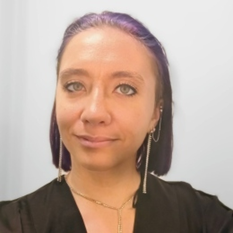 Micaella Bruton, doktorand i datorlingvistik.
