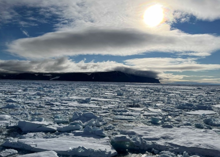 Thick sea-ice in the Arctic. Photo: Johan Nilsson/MISU/Stockholm University