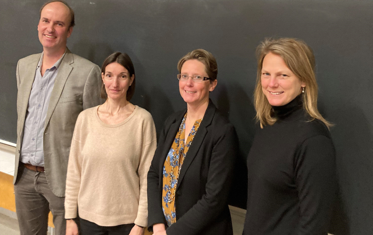 Christophe Premat, universiteteslärare i franska, Lina Johansson, lärare i franska, Elisabeth Engval
