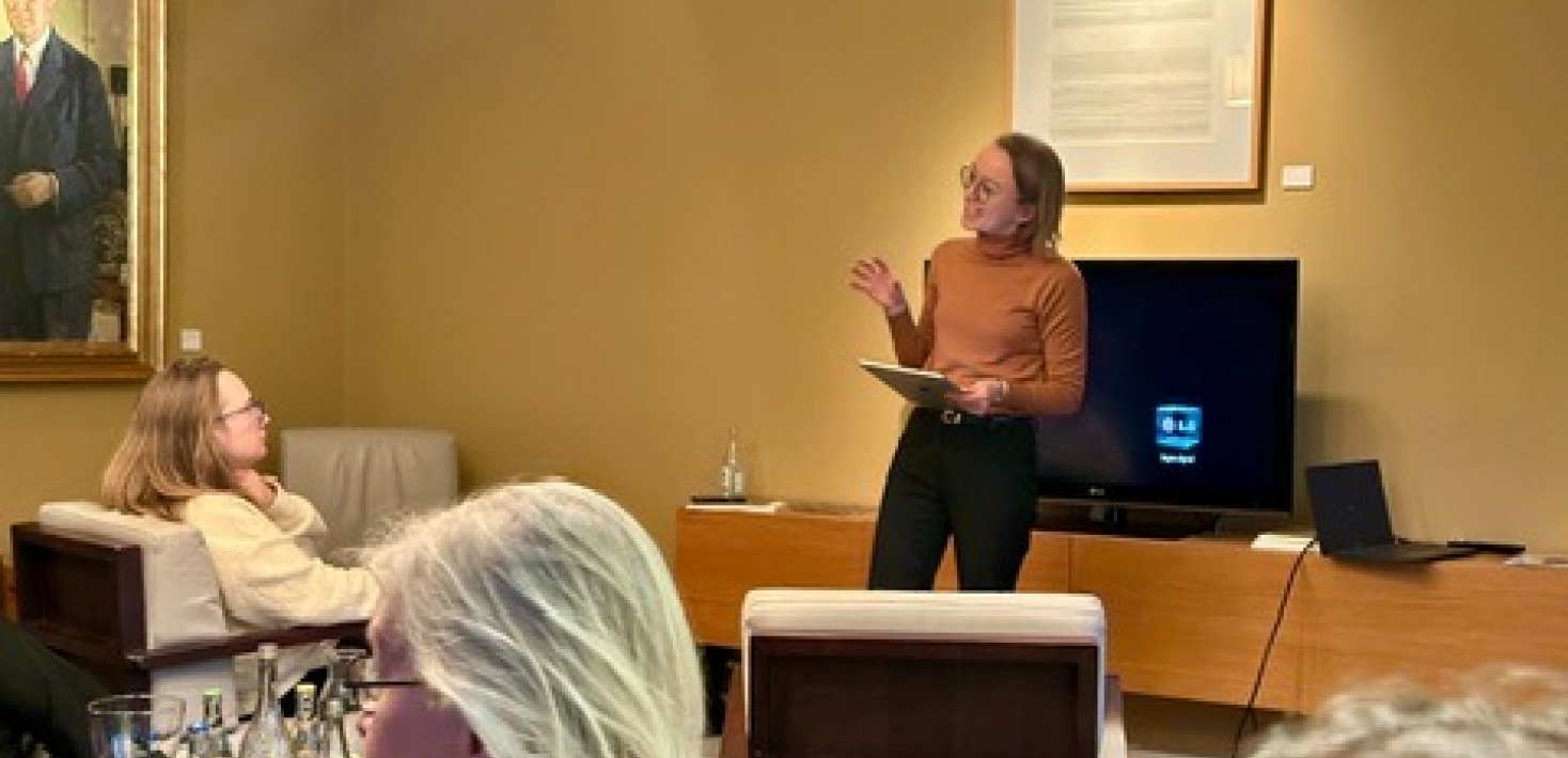 Samtal om forskningsfinansiering på Fakultetsklubben, . Foto: Jesper Ahlin Marceta
