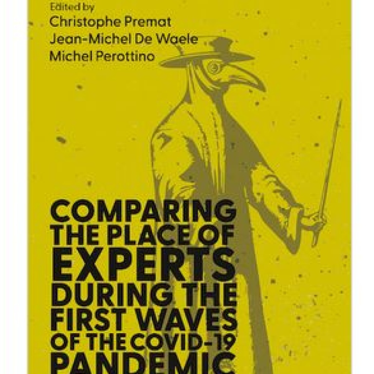 Cover, new book. Comparing the place of experts during the first waves of the COVID-19 pandemic