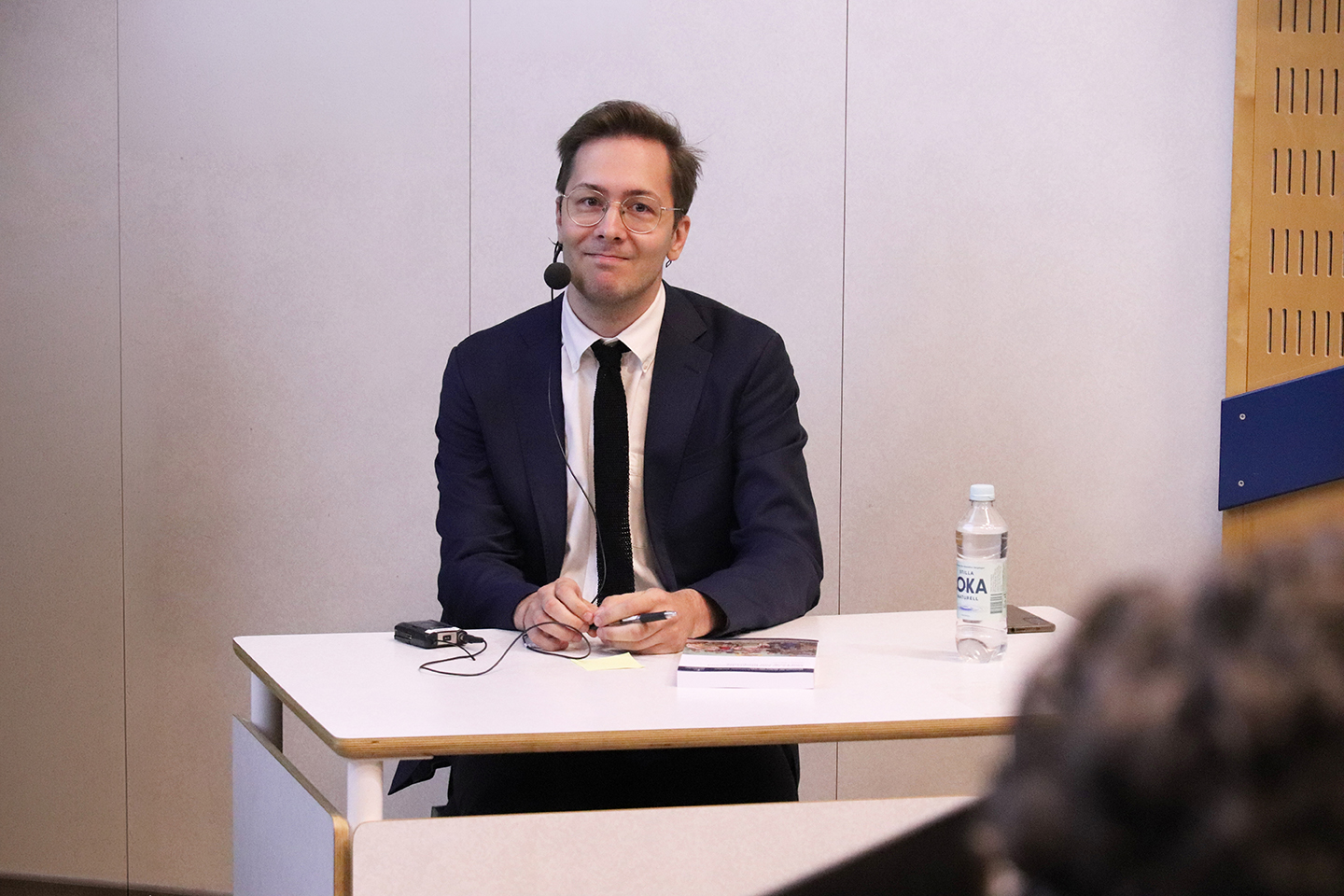 Jonatan Riberth at his defense.