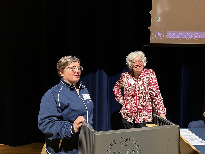 Mirjam Glessmer and Rachel Forsyth, Lund University