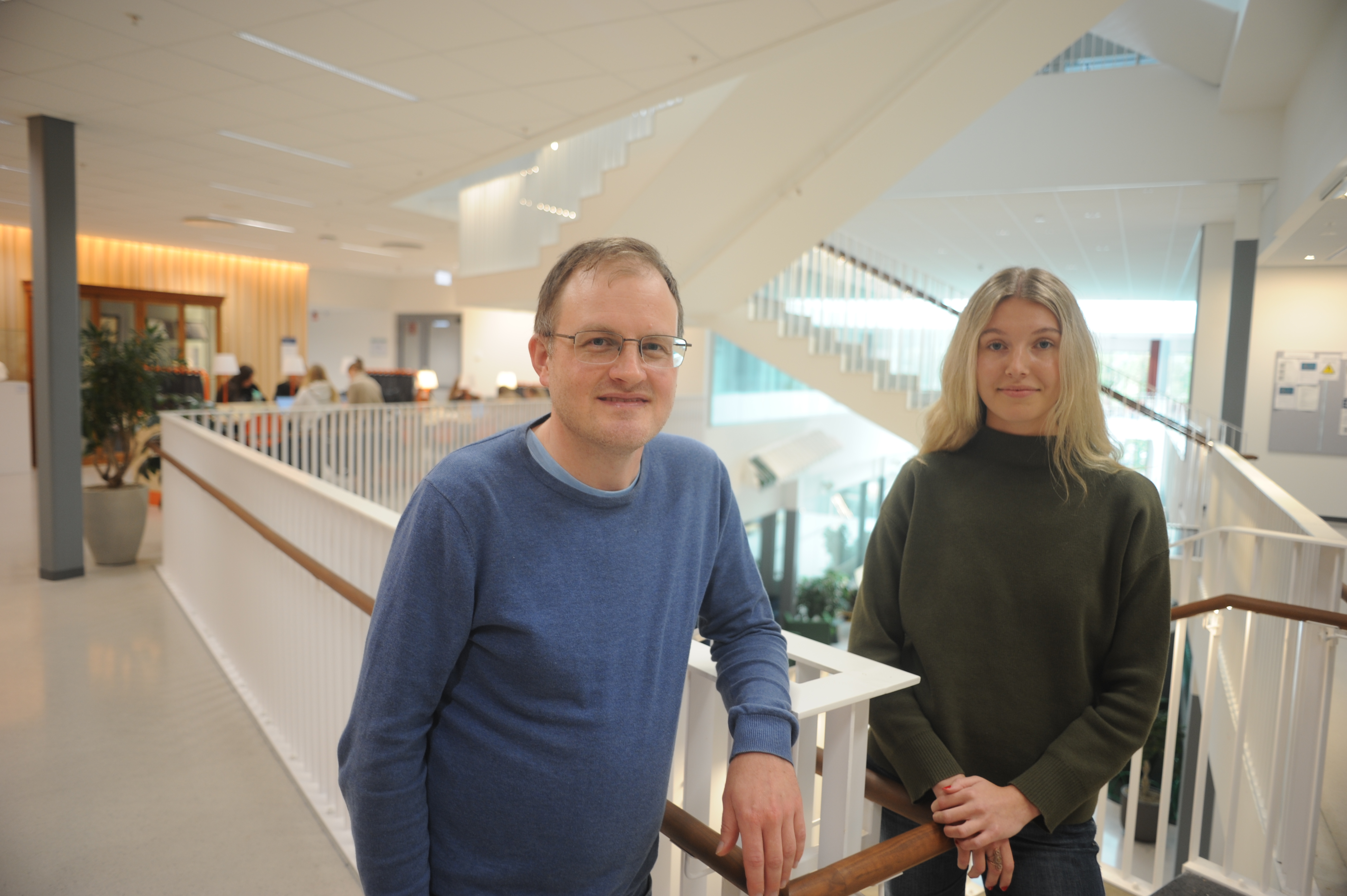 Dennis Öberg och Johanna Asang