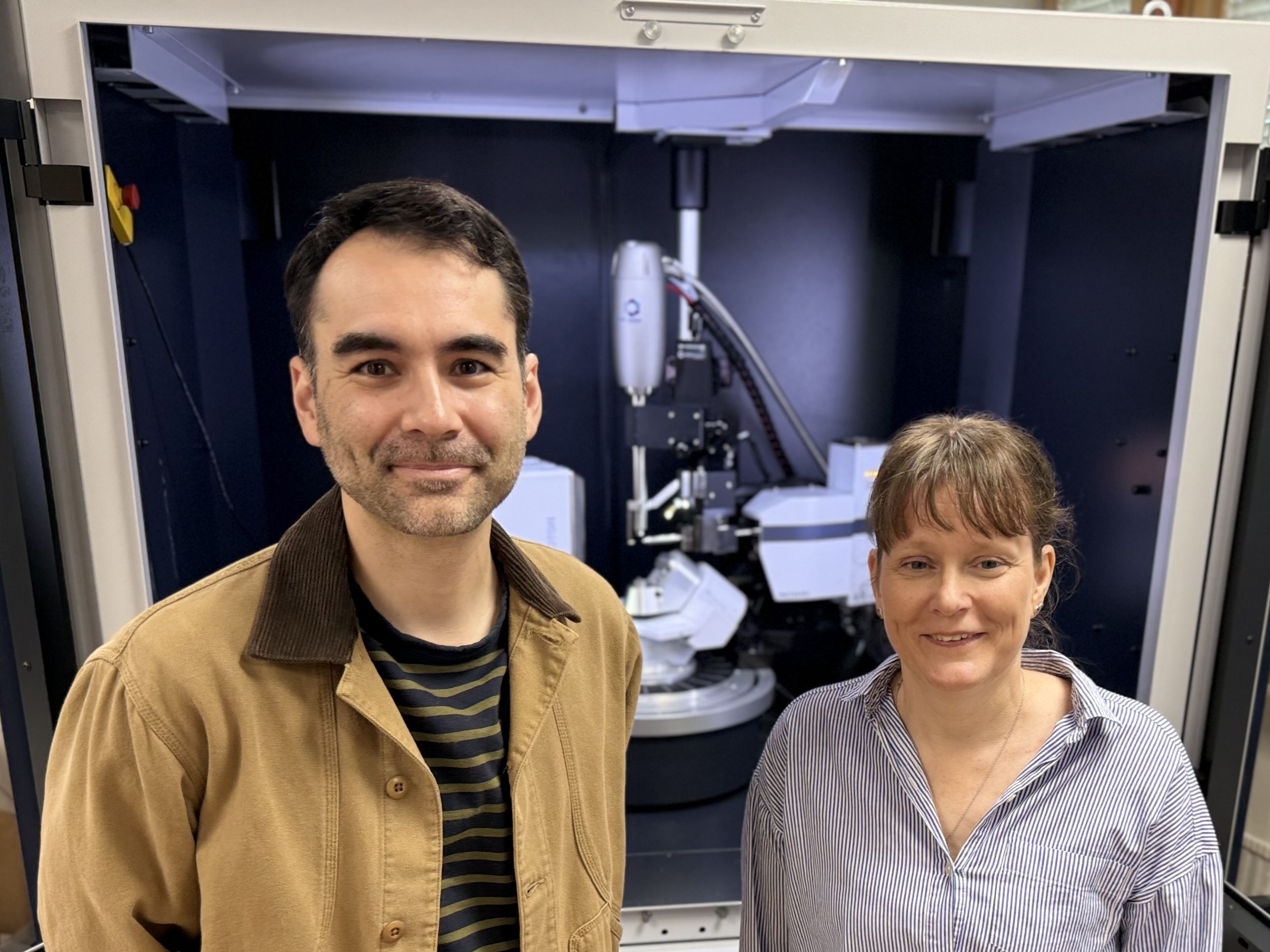 Ken Inge and Mirva Eriksson, staff scientists at the Department of Chemistry.