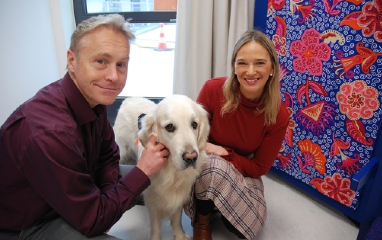Carlbring, Ludde och Mautner på kliniken.