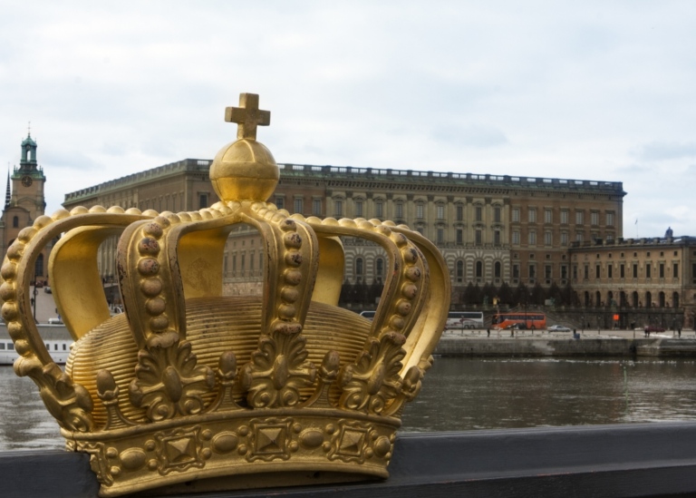 Bild på Stockholms slott. Foto: Bengt Hultqvist/Mostphotos