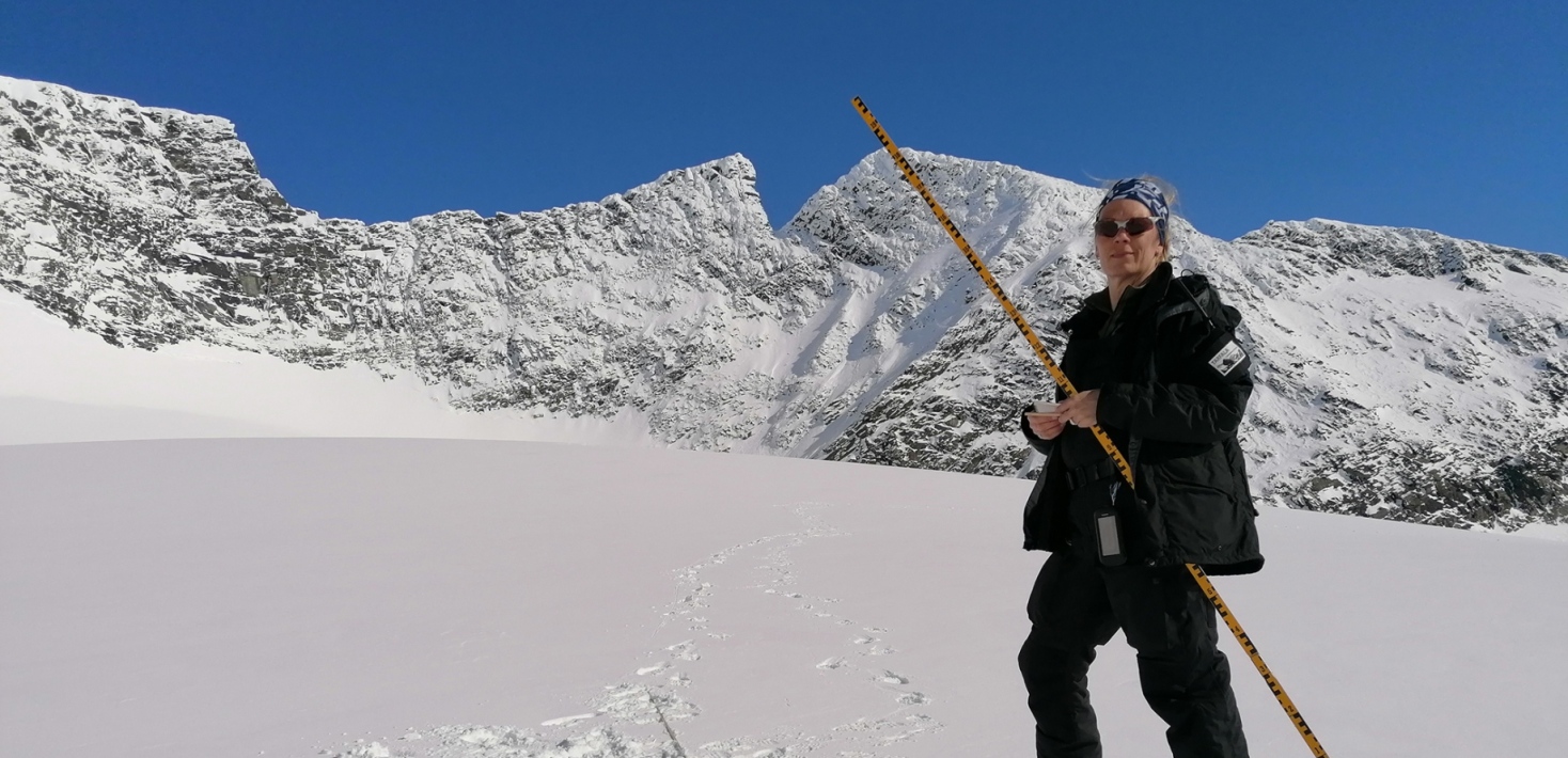 Nina Kirchner in Tarfala
