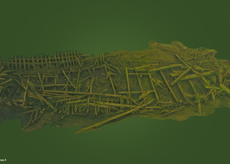 3D-modell av Falken