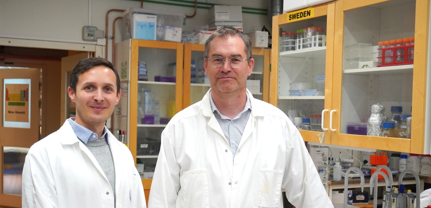 Portrait of Pål Stenmark and Geoffrey Masuyer