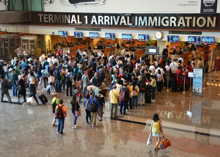 Immigration vid flygplats