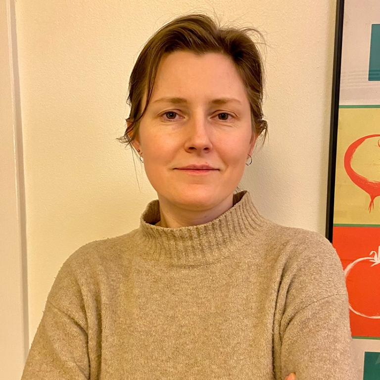 Portträttbild på Aina Myrstener