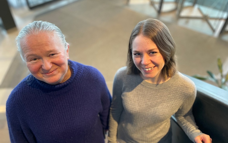 Alicja Lissenko och Anna-Karin Ernö, Studievägledare på DSV.