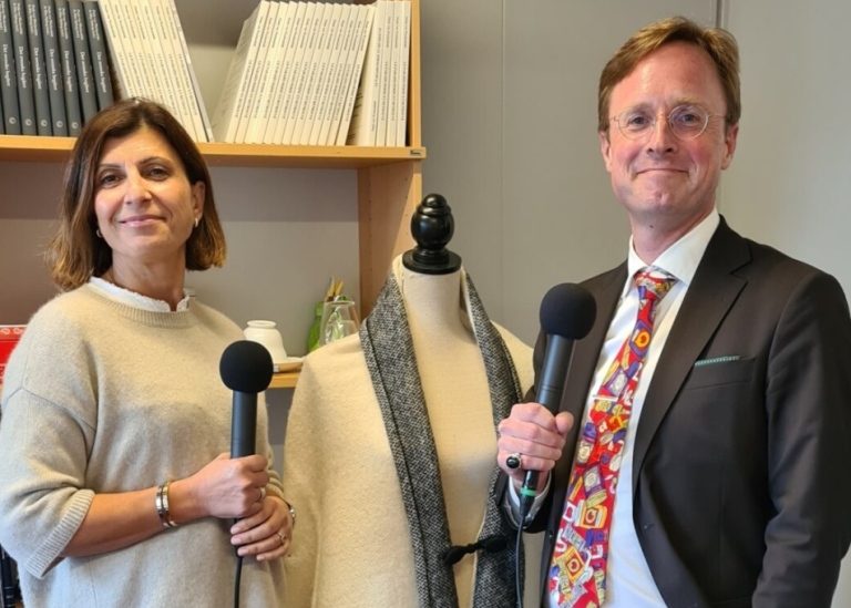 Paula von Wachenfeldt och Lars Carlén, TAM-Arkiv. Foto: TAM-Arkivs podcast Nio till fem.