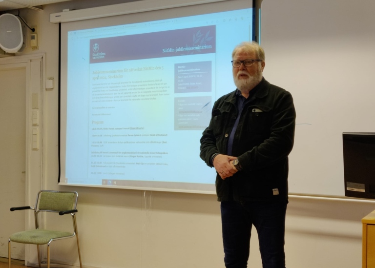 Jarmo Lainio på NätMin-seminariet 20240405