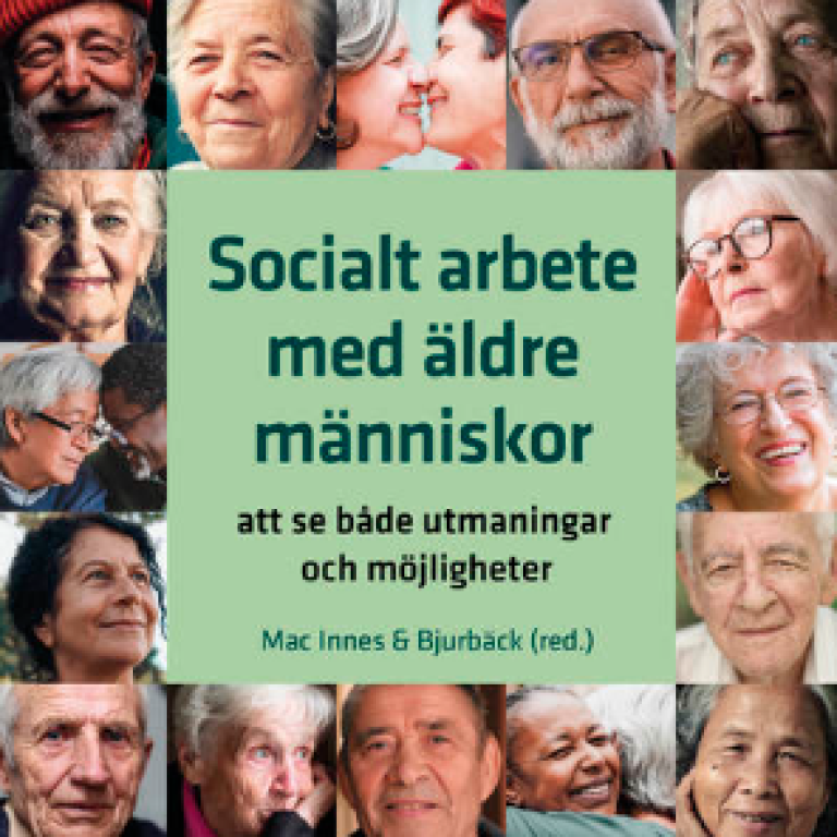 Omslag till boken Socialt arbete med äldre människor.