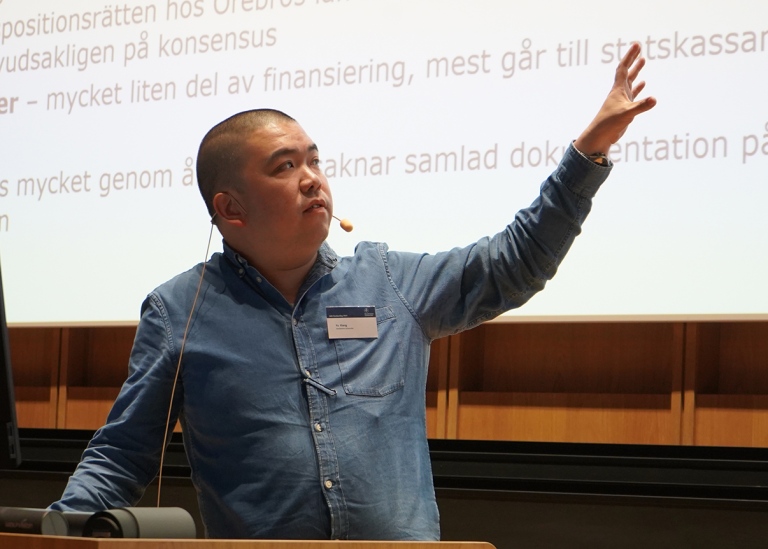 Yu Xiang, adjunkt vid Linnéuniversitetet