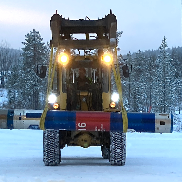 Lasten från raketen återvänder