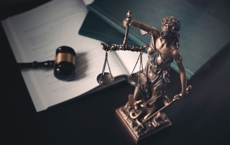 Lady justice composition