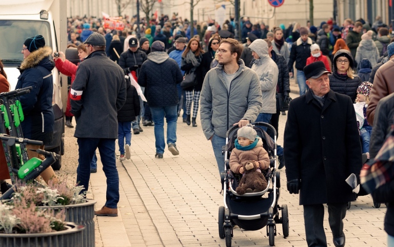 A crowded street