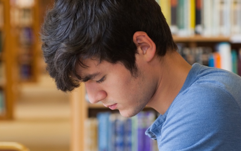 Student som studerar