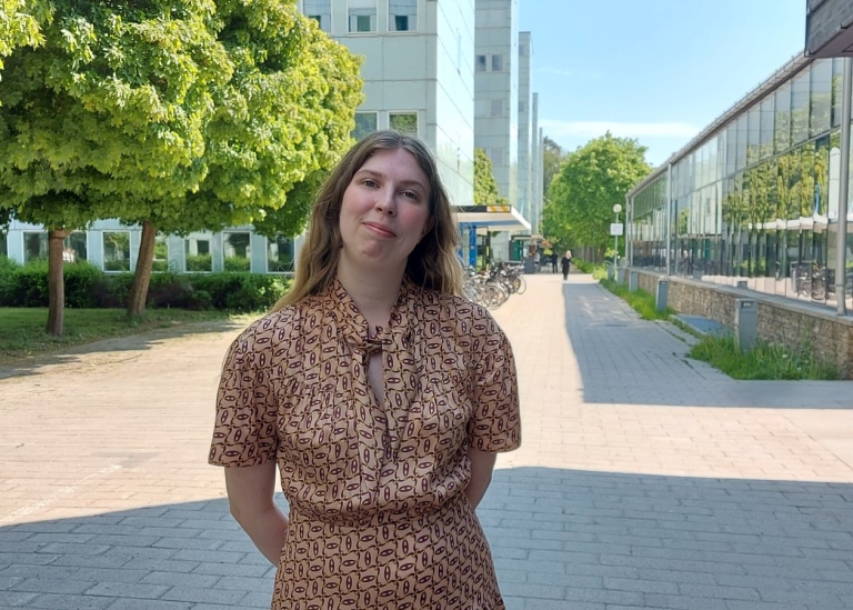Studenten Janina Karlsson.