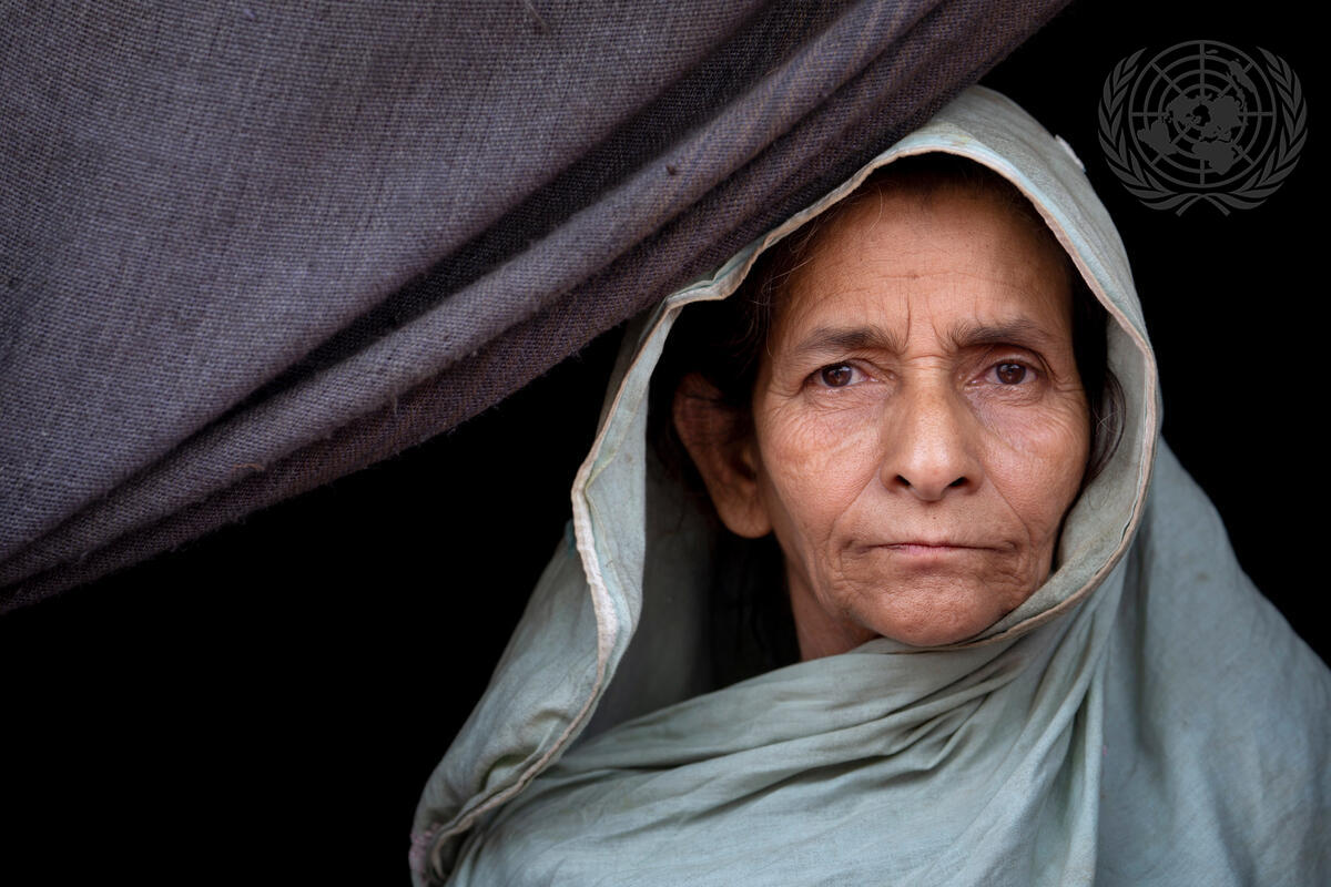 BANGLADESH, February 7, 2018. A refugee in the Kutupalong Rohingya Refugee Camp in Cox's Bazar. Photo: UN Photo/K. M. Asad | Unique identifier: UN775181