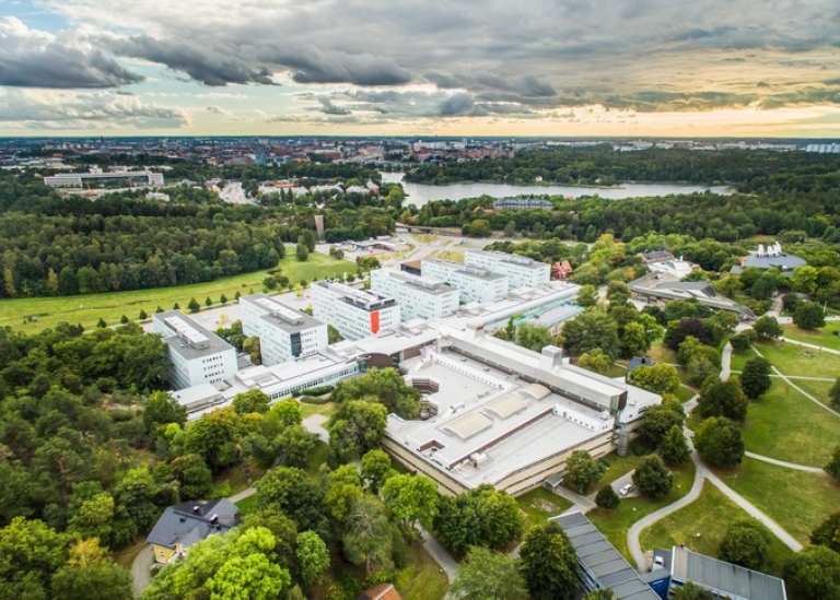 Flygbild över Frescati