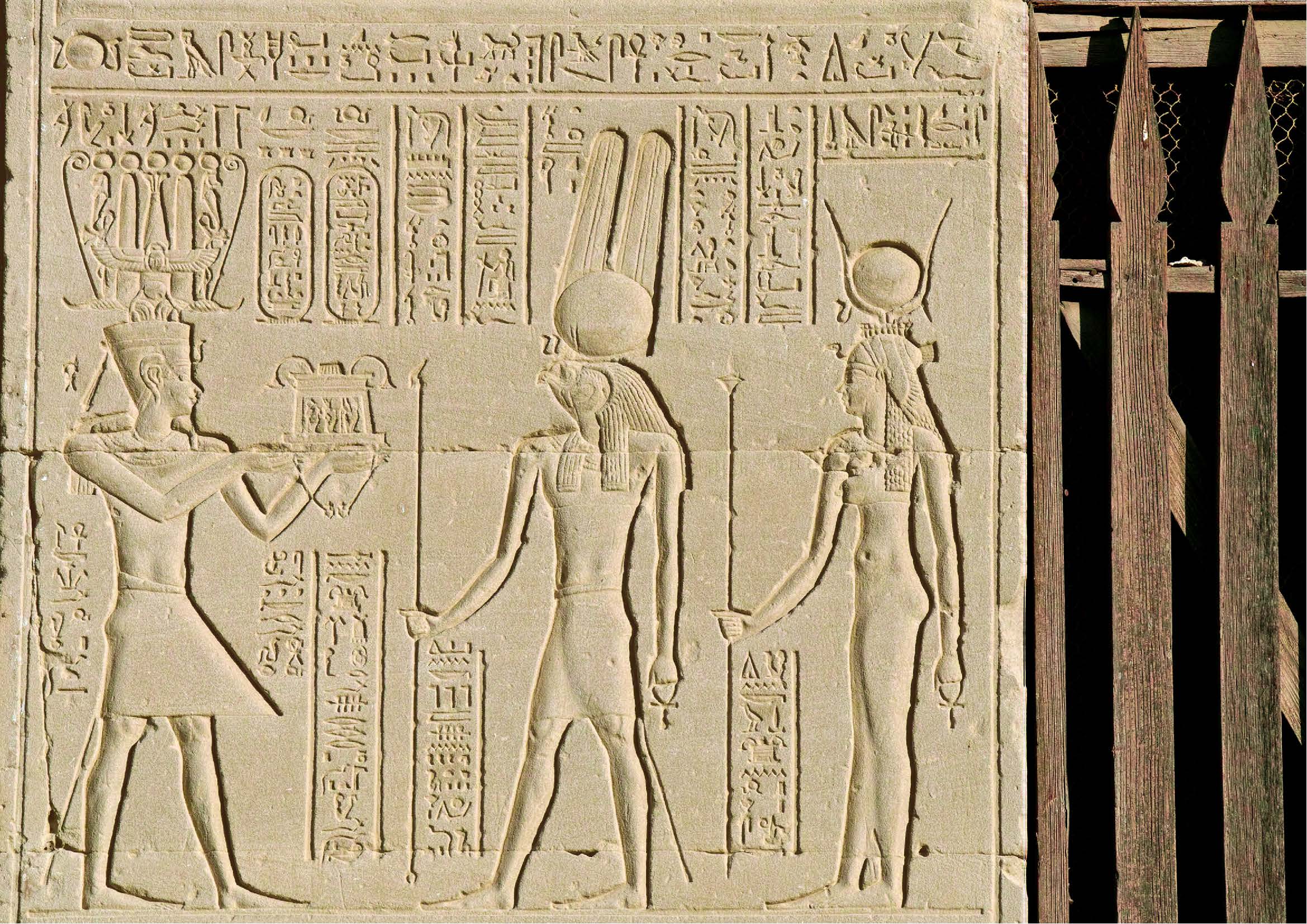 Euergetes-porten vid Amontemplet i Karnak 200-talet f.Kr. Foto: Åke Engsheden