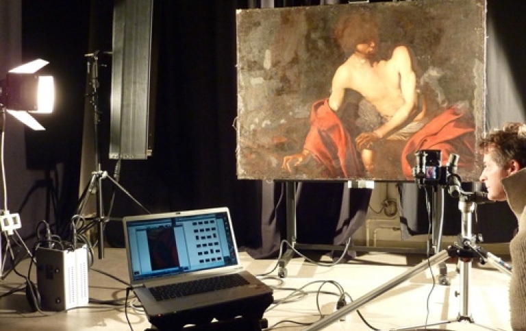 Investigation of a painting.