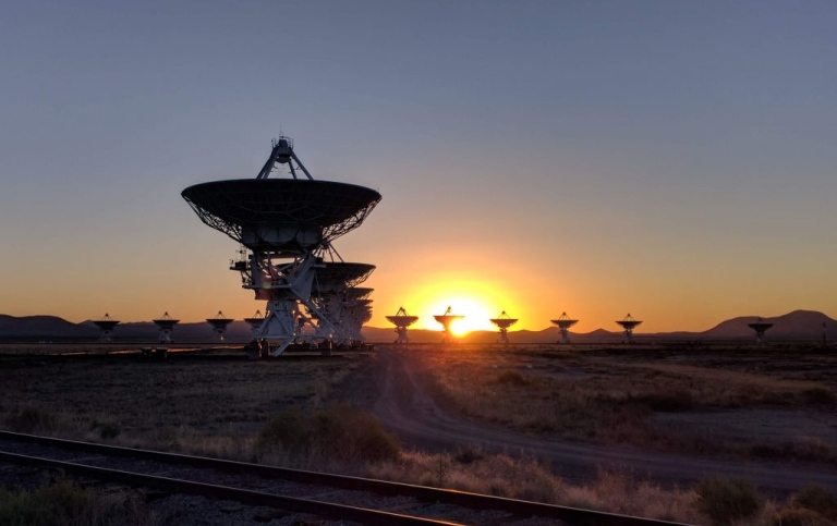 VLA i soluppgången