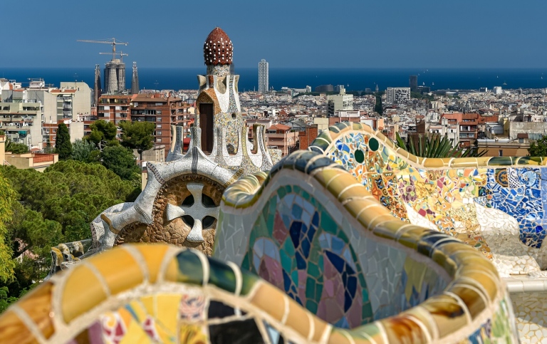 Park Güell (Barcelona) Foto: Jorge Franganillo, CC BY 2.0 via Wikimedia Commons