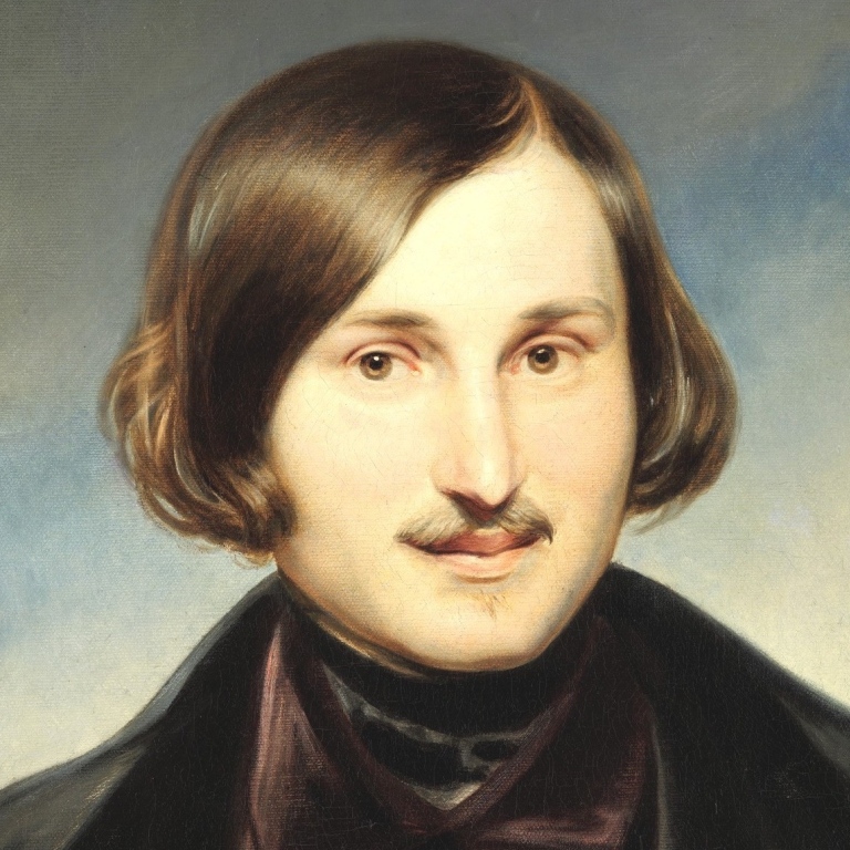 Nikolaj Gogol av F. Moller 1841, Tretiakovgalleriet.