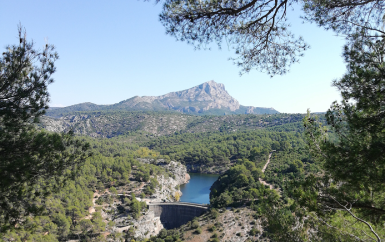 Barrage Zola (Bouches-du-Rhône). Foto: La Coccinelle