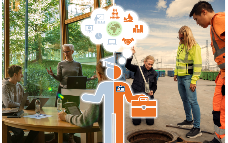 Utbildning och arbete inom miljö och hälsa integrerat