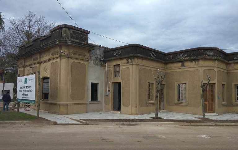 Building in Cerro Chato where a woman in South America voted for the first time, Uruguay