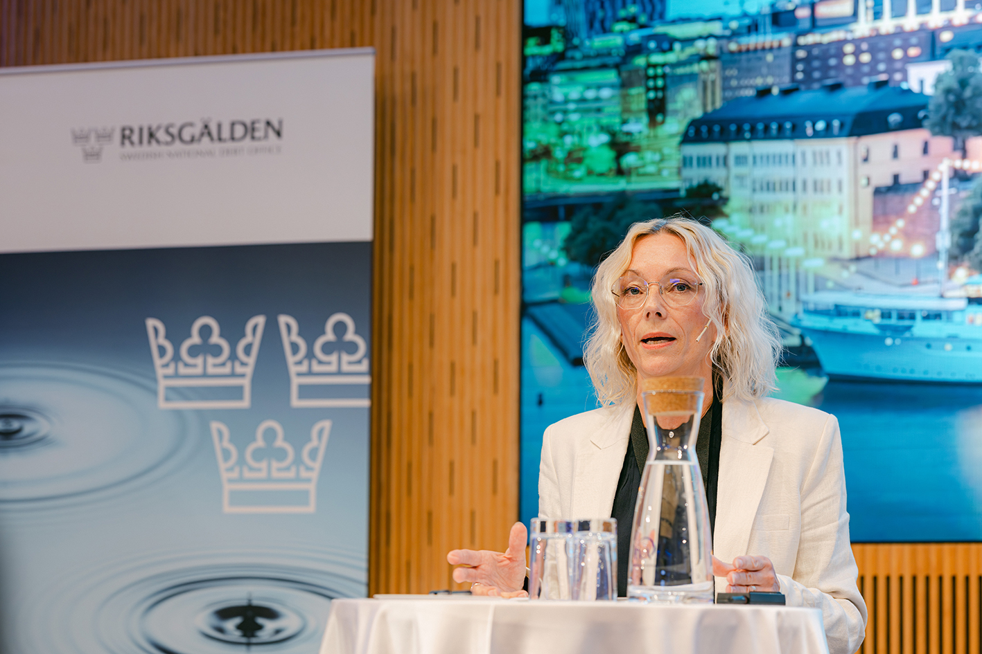 Karolina Ekholm, Director General of the Swedish National Debt Office.
