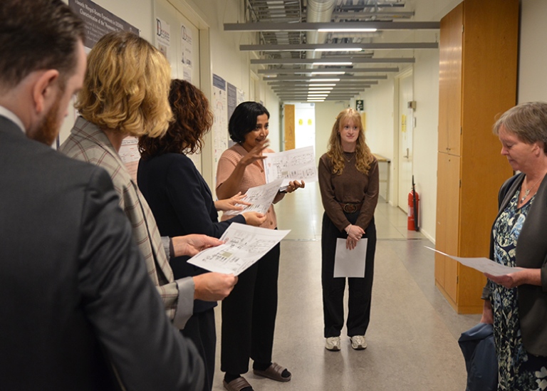 Phd's Rachel Poulose and Truly Rylander talks about their research.