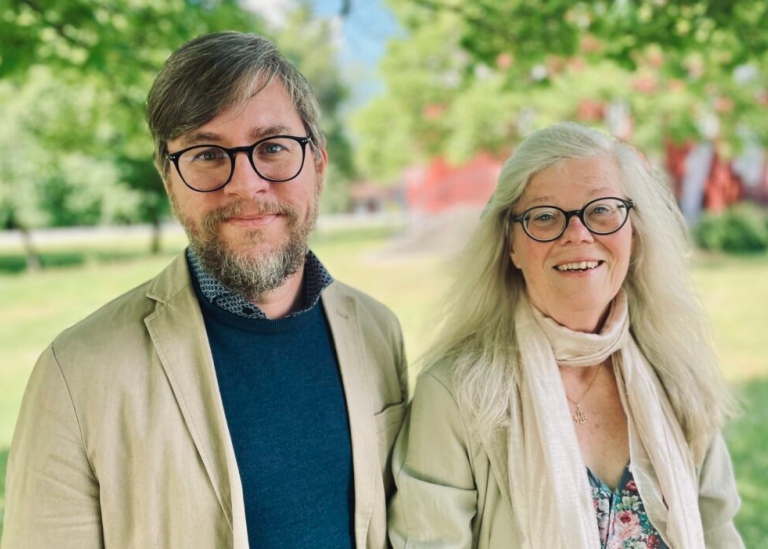 Mattias Pirlot och Elisabeth Mansén
